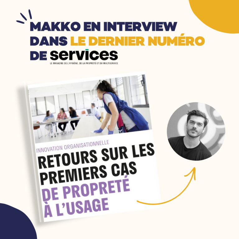 Makko à l'honneur dans le magazine services