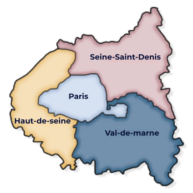 carte Paris et petite couronne