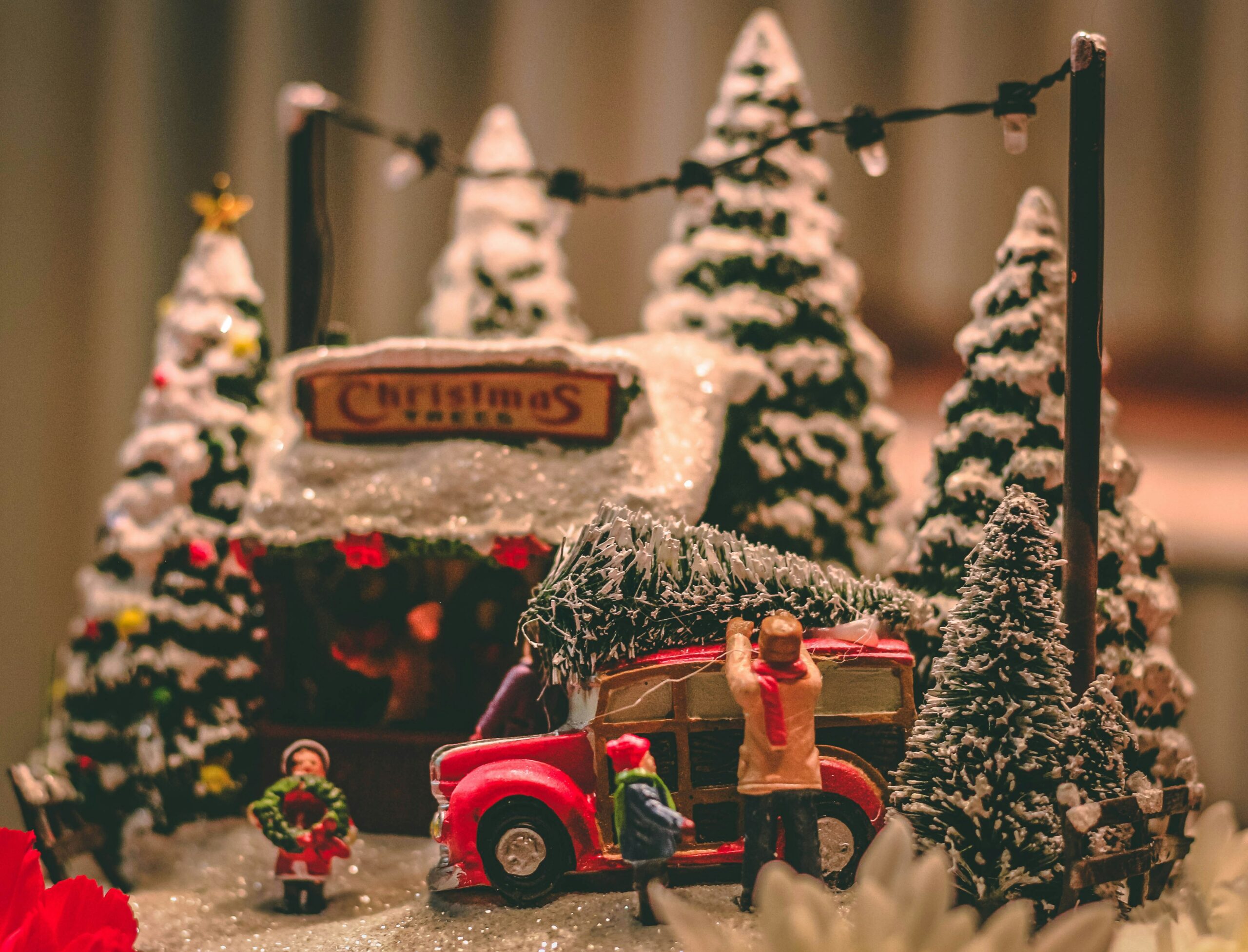 Ambiance de Noël bureaux
